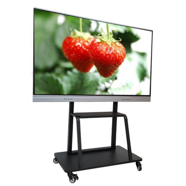Infrared Interactive Whiteboard QR Code Sharing Muilt Touch 50 Touch Point Mordern Design Interactive Flat Panel Display