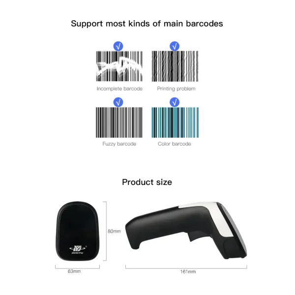DS5110 1D Barcode Scanner with 600mm Depth of Field and USB Interface