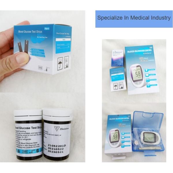 5s Clinical Venous Plasma Blood Glucose Meter 0.6mul With Test Strips