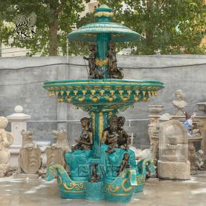 Bronze Garden Fountains Statues French La Fontaine Des Fleuves Metal Water Fountain Outdoor Decoration Large