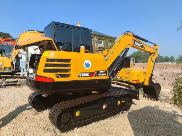Buy Stable and Precise Used Sany Excavator SY60CPro with Multi-channel Flow Control at wholesale prices