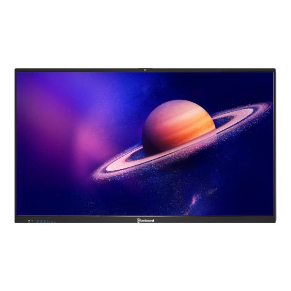 Buy Qtenboard 4K Screen Interactive Monitor Ir Touch Oem Android System 65 75 Inches Interactive Flat Panel with Mobile Stand at wholesale prices