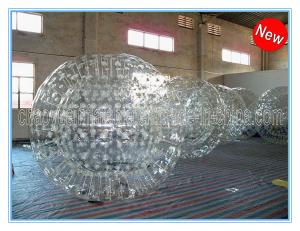 Quality PVC Clear Inflatable Zorb Ball / Inflatable Human Hamster Ball For Inflatable Zorb Ramp for sale
