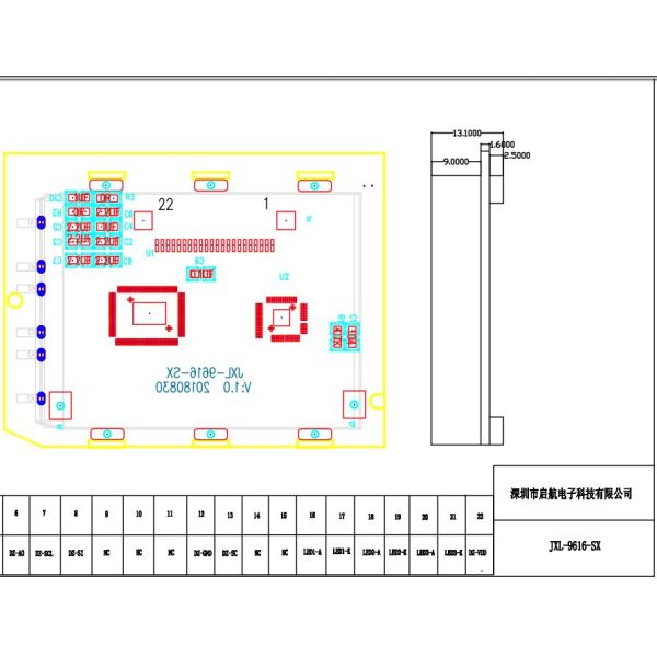 Positive Zebra Connection 9616 Dots Matrix I2C Interface LCD Display Module