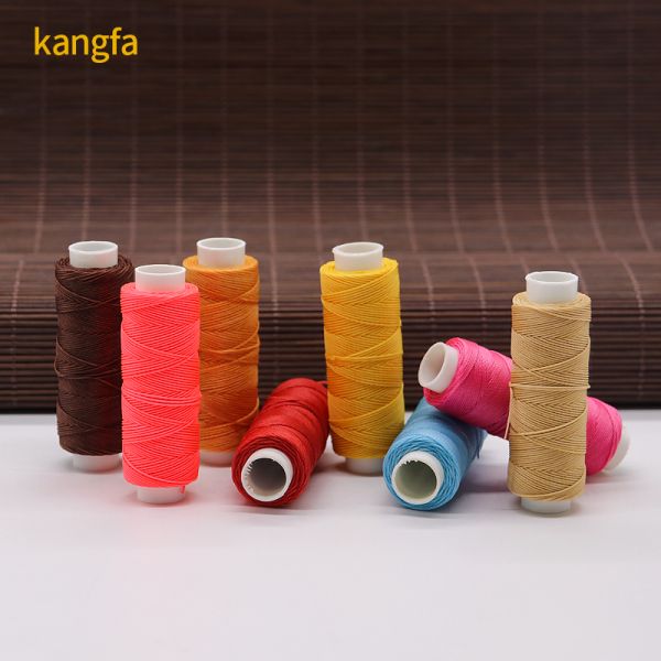 Hand-sewn Leather 9ply Round Waxed Thread 12g 100% Polyester Sewing Thread Spun Yarn Type
