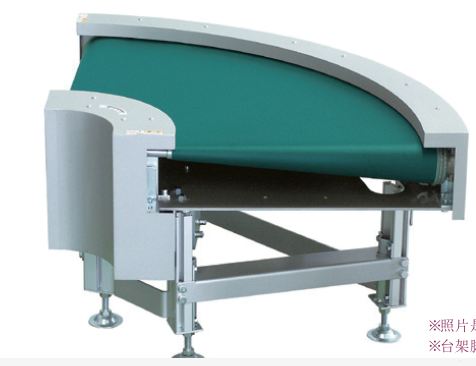 180 Degrees Inner Radius 200mm Inclined Stainless Steel Belt Conveyor