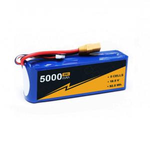 China Safe High Rate 5s 5000mah Lipo Battery 18.5V 25C 50C Lipo Battery on sale