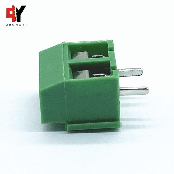 5.0mm Pitch 2P Brass Cage Screw Terminal Wire Connectors