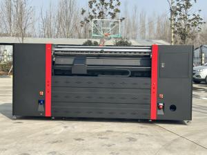 Quality 3L Ink Volume 4/8 Color Sublimation Flag Printer With 380V Color Fixing Box And I3200-A1 Head for sale
