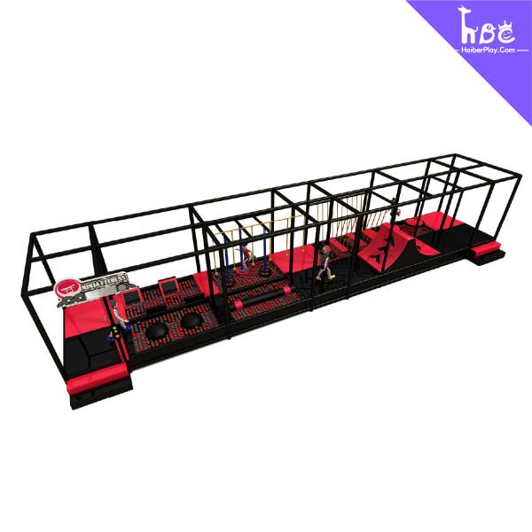 Buy Custom Ninja Course Playground Equipment indoor playground obstacle course at wholesale prices