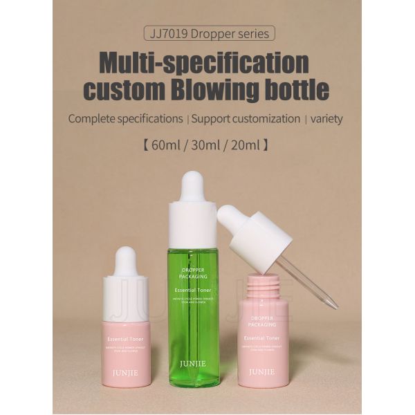 New Arrival Cosmetics Plastic Dropper Bottle Spray Plastic Dropper for Serum Fashionable Skincare Essential Oil Dropper Bottle