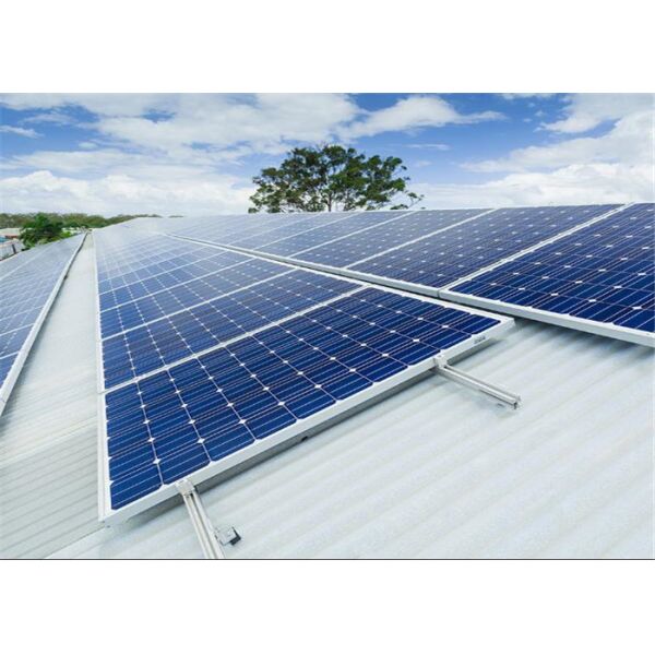 Silver Or Customized Aluminum 6005-T5 Extrusion Profiles Photovoltaic Module Mounting Rack Rail For Solar Systems