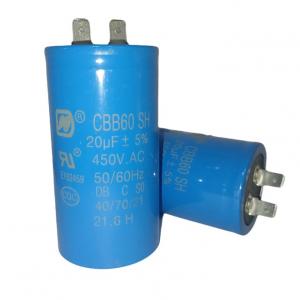 China 1.5hp Water Pump Motor Induction Heating Capacitor Condenser CBB60 450V 20mfd S2 on sale