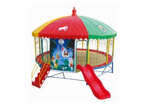 China Safety Indoor Bungee Trampoline , Inflatable Bungee Trampoline With Protect Net on sale