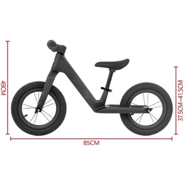 3K Weave Full Carbon Fiber 12 Inch Childrens Bike Balance Bicycle