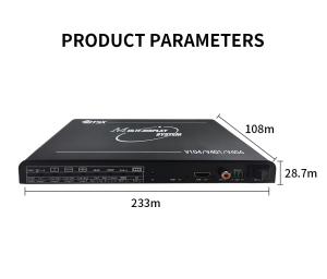 Bitvisus 4K60 HDMI Multi Viewer Audio Video Screen Splitter With Remote Control
