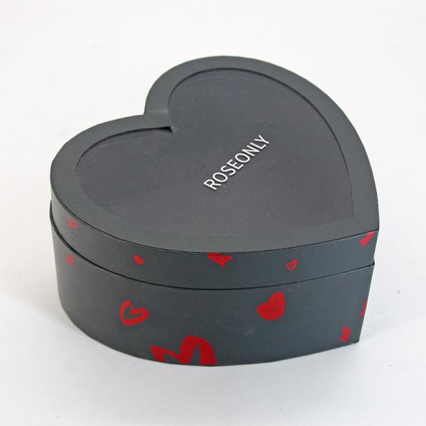 Buy Customized  Heart Shape Ppaer  Boxes Cardboard Box With Window at wholesale prices