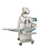 P170 Spiral Type Cookie Biscuits Automatic Double Filling Encrusting Machine