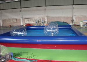 China Inflatable Family Swimming Pool With Water Zorb Ball / Inflatable Water Pool on sale