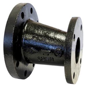 China Flange Cast Iron Pipe Fittings Double Flanged Concentric Reducer Taper on sale