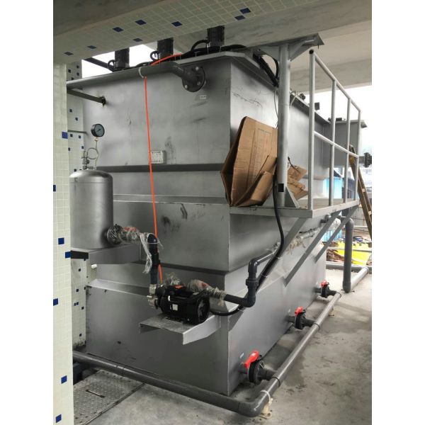 Automatic Wastewater DAF Unit Remove Pollutants 600-750mm Effective Water Depth