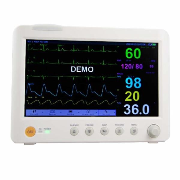 Buy Support Multi Language 10 Inch Vital Sign Monitoring System Portable Patient Monitor at wholesale prices