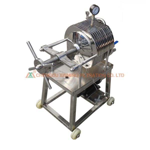 High Pressure Hydraulic Compress Filter Press Stainless Steel 304 / 316 Material