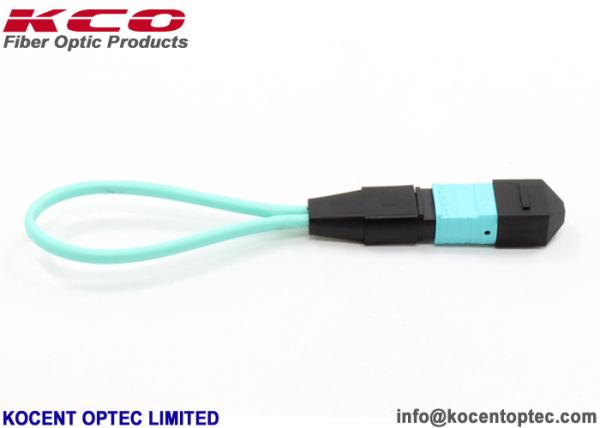 Buy OM3 OM4 MPO MTP Loop Back LSZH Multimode Mini Fiber Patch Cord at wholesale prices