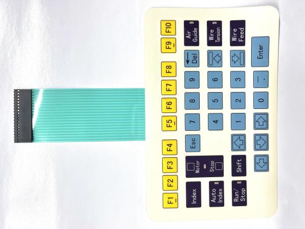 Buy LED Embeded Backlight Matrix FFC Embossed Membrane Switch With Errows at wholesale prices
