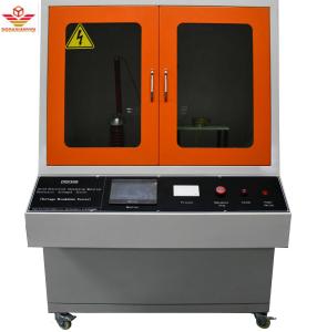 Quality 50KV IEC 60243 ASTM D149 Voltage Breakdown Tester , Solid Isulation Material Withstand Voltage Testing Machine for sale