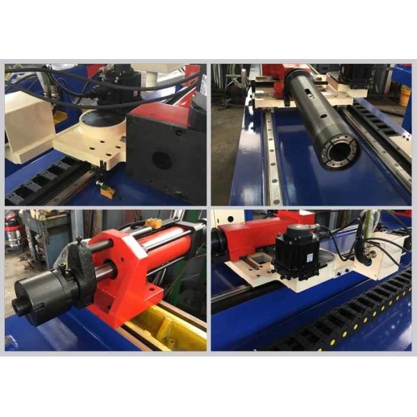 Clamping Feeding Cnc Tube Bender , Metal Tube Bending Machine 380v 7.5kw