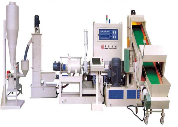 Buy PLASTICS RECYCLING PELLETIZING LINE WITH BUILT-IN AGGLOMERATION MACHINE at wholesale prices