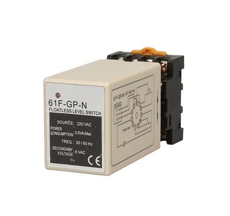 Buy C61F-GP AC 220V Float less Level Switch Sensor Liquid Control Relay 8 Pin SPDT & Base at wholesale prices