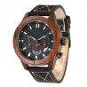 Dropshipping Luxury Wood Watch Men With Genuine leather straps for sale