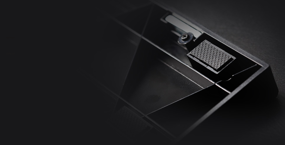 Black Color Professional Gaming Keyboard Adjustable Breathing Backlit For Desktop