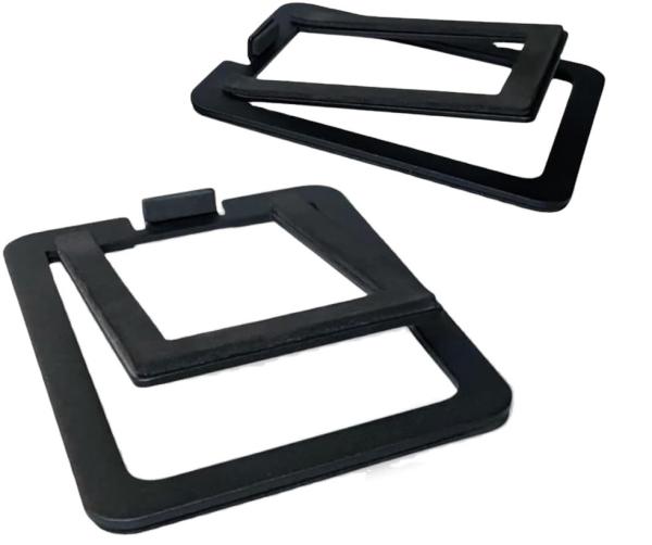 Buy Small Speakers Tabletop Steel Computer Speaker Stands with Customized Instruction at wholesale prices