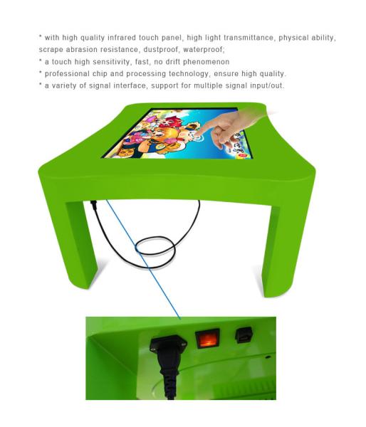 Buy High Speed Interactive Multi Touch Table Infared / Capacitive 10 Touch Points at wholesale prices