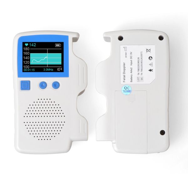 ABS DC3.7V 3MHz Fetal Doppler Heartbeat Detector For Clinic