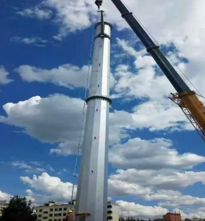 Customizable Hot Dip Galvanized Single Tube Communication Tower Easy To Install And Supports 4G 5G