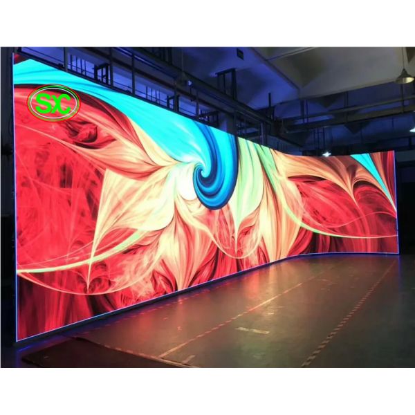 High Definition Curved Advertising Led Screens , Indoor Full Color Led Panel Easy Maintain