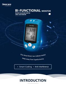 Quality Accurate Blood Glucose Monitoring System Automatic Applying Blood Sample for sale