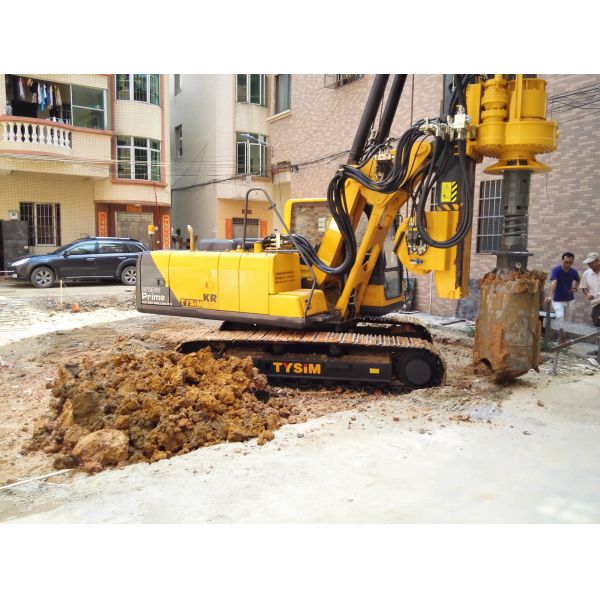 Max. crowd pressure 80 kN.m Crowd Pressure 28m Depth Bored Pile Drilling Machine Max. drilling diameter 1000mm