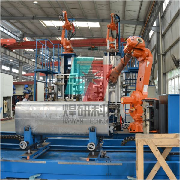 220V Robot Welding Station For Auto Parts Automatic Welding Robot