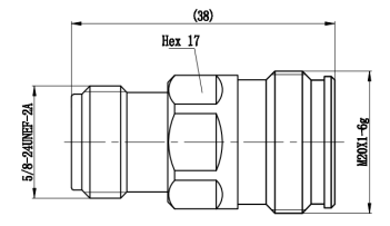Adapter N female To 4.3-10 female