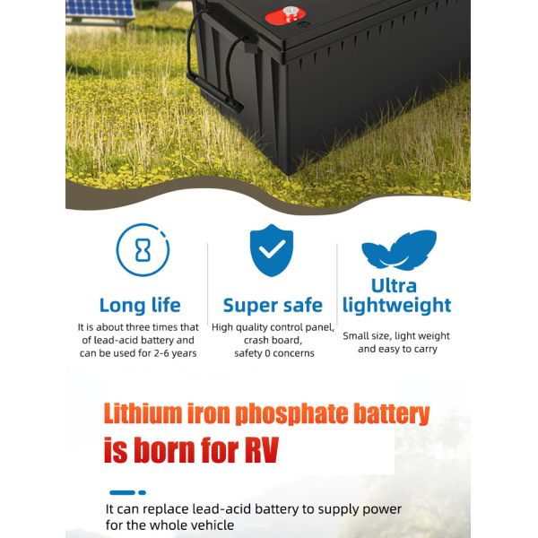 Temperature Control Protection 12V 150AH Lithium Battery For Motor Propeller / RV Power Supply