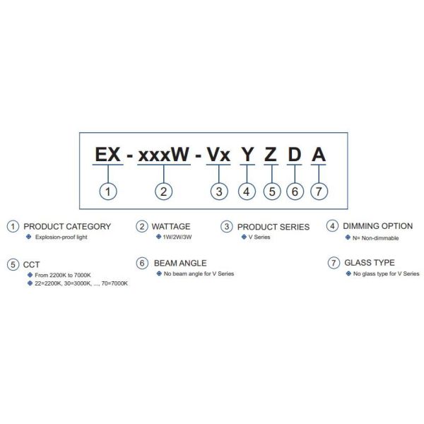 DC12-48V IP66 Fire Exit Emergency Lighting Explosion Proof