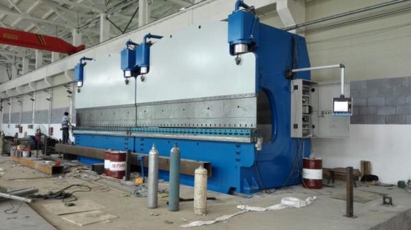 Buy Large CNC Tandem Press Brake Machine For Bending Steel Plate 2-600T /  6000mm at wholesale prices