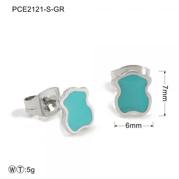 Buy Fashioable Gold / Silver Plated Titanium Earrings Fashion Engagement at wholesale prices
