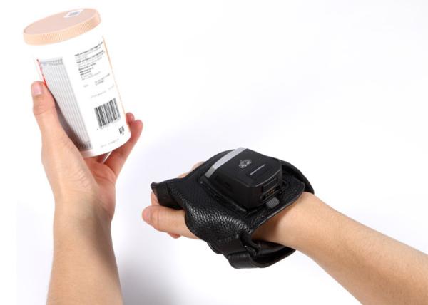Bluetooth Cordless Barcode Scanner , Finger Trigger Barcode Reader Easy