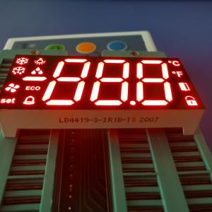Quality Triple Common Anode 100mcd 17mm 7 Segment LED Display for sale